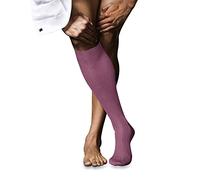 FALKE No. 10 M Kh algodón fil d'Écosse lisos 1 par, Calcetines largos Hombre, Rojo Rose 8680, 41-42
