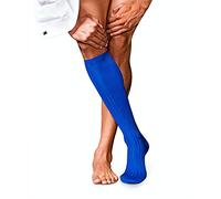 FALKE No. 13 M Kh algodón piuma lisos 1 par, Calcetines largos Hombre, Azul Olympic 6940, 41-42