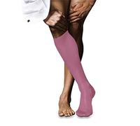 FALKE No. 9 M Kh algodón fil d'Écosse lisos 1 par, Calcetines largos Hombre, Rojo Rose 8680, 45-46