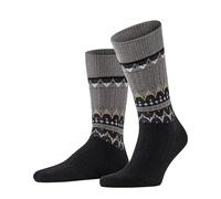 FALKE Norseman M So lana estampados 1 par, Calcetines Hombre, Gris Flanell 3210, 39-42