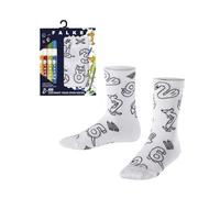 FALKE Paint Your Own Socks K So algodón estampados 1 par, Calcetines Unisex niños, Blanco White 2000, 31-34