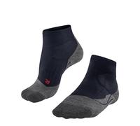 FALKE PL2 Short M Sso algodón hilo funcional antiampollas 1 par, Calcetines de padel Hombre, Azul Space Blue 6116, 42-43