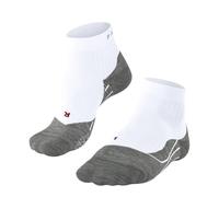 FALKE PL4 Short W Sso algodón hilo funcional antiampollas 1 par, Calcetines de padel Mujer, Blanco White-Mix 2020, 35-36