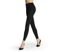 FALKE Pure Matt 100 DEN W Le Opaco Lisos 1 Pieza, Leggings Mujer, Negro Black 3009, S