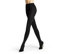 FALKE Pure Matt 100 DEN W TI opaco unicolor 1 pieza, Pantimedias Mujer, Negro (Black 3009), S-M