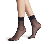 FALKE Pure Matt 20 DEN W So transparente lisos 1 par, Calcetines Mujer, Azul Marine 6179, 35-38