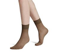 FALKE Pure Matt 20 DEN W So transparente lisos 1 par, Calcetines Mujer, Color piel Sun 4299, 35-38