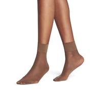 FALKE Pure Matt 20 DEN W So transparente lisos 1 par, Calcetines Mujer, Marrón Espresso 5188, 39-42