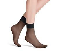 FALKE Pure Matt 20 DEN W So transparente lisos 1 par, Calcetines Mujer, Negro Black 3009, 39-42