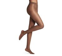 FALKE Pure Matt 20 DEN W Ti transparente lisas 1 pieza, Pantimedias Mujer, Marrón Espresso 5188, M-L