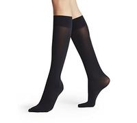 FALKE Pure Matt 50 DEN W Kh semiopaco lisos 1 par, Calcetines largos Mujer, Azul Marine 6179, 35-38