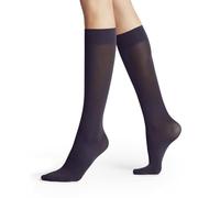 FALKE Pure Matt 50 DEN W Kh semiopaco Lisos Calcetines hasta la Rodilla, Rojo Wineberry 8761, 35-38 para Mujer