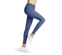 FALKE Pure Matt 50 DEN W Le semiopaco Lisos 1 Pieza, Leggings Mujer, Azul Water 6550, S-M