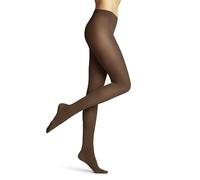 FALKE Pure Matt 50 DEN W Ti semiopaco lisas 1 pieza, Pantimedias Mujer, Marrón Caramel 5042, M