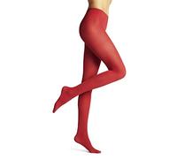 FALKE Pure Matt 50 DEN W Ti semiopaco lisas 1 pieza, Pantimedias Mujer, Rojo Scarlet 8228, XL