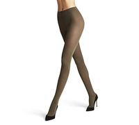 FALKE Pure Matt 50 DEN W Ti semiopaco lisas 1 pieza, Pantimedias Mujer, Verde Military 7826, XL