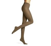 Falke Pure Matt 50 Den W Ti Semiopaco Unicolor 1 Pieza, Medias Mujer, Marrón (Wholegrain 5017) nuevo - ecológico, S