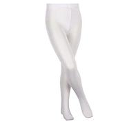 FALKE Romantic Dot K Ti transparente gruesas estampadas 1 pieza, Pantimedias Unisex niños, Blanco White 2209, 110-116