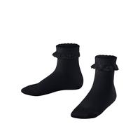 FALKE Romantic Lace K So algodón lisos 1 par, Calcetines Unisex niños, Azul Dark Navy 6370, 27-30