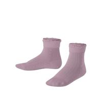 FALKE Romantic Net K So algodón lisos 1 par, Calcetines Unisex niños, Rosa Thulit 8663, 35-38