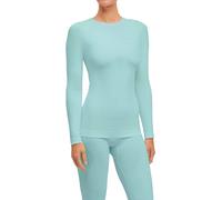 Falke - Ropa interior térmica mujer - W Longsleeved Shirt W Jade para Mujer - Talla S - Azul Azul S