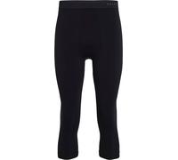 FALKE Maximum Warm 3/4 M Ti Hilo Funcional Secado rápido 1 Pieza, Capa de Base Inferior Hombre, Negro Black 3000, S