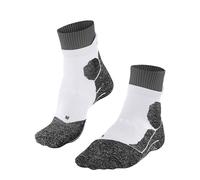 FALKE RU Trail W So hilo funcional antiampollas 1 par, Calcetines para correr Mujer, Blanco White 2003, 37-38