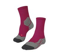 FALKE RU3 Comfort W So lyocell hilo funcional antiampollas 1 par, Calcetines para correr Mujer, Rojo Rose/Grey 8560, 41-42