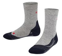 Falke RU4, calcetines de running, junior, gris claro 35-38 Lightgrey