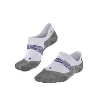 FALKE RU4 Endurance Cool Invisible W In hilo funcional antiampollas 1 par, Calcetines para correr Mujer, Blanco White 2008, 35-36