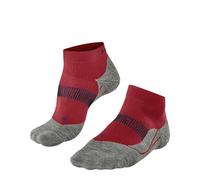 FALKE RU4 Endurance Cool Short M Sso hilo funcional antiampollas 1 par, Calcetines para correr Hombre, Rojo Bloody Mary 8177, 39-41