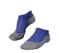 FALKE RU4 Endurance Invisible M In algodón antiampollas 1 par, Calcetines para correr Hombre, Azul Athletic Blue 6451, 44-45