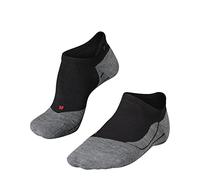 FALKE RU4 Endurance Invisible M In algodón antiampollas 1 par, Calcetines para correr Hombre, Negro Black-Mix 3010, 42-43