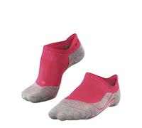 FALKE RU4 Endurance Invisible W In algodón antiampollas 1 par, Calcetines para correr Mujer, Rojo Rose 8564, 41-42