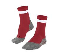 FALKE RU4 Endurance M SO algodón anti-ampollas 1 par, Calcetines para correr Hombre, Rojo Bloody Mary 8177, 44-45