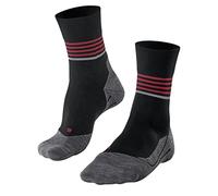 FALKE RU4 Endurance M So algodón antiampollas 1 par, Calcetines para correr Hombre, Negro Black 3008, 42-43
