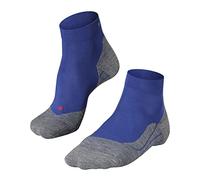 FALKE RU4 Endurance Short M Sso algodón antiampollas 1 par, Calcetines para correr Hombre, Azul Athletic Blue 6451, 44-45
