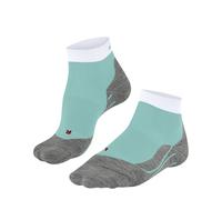 FALKE RU4 Endurance Short W Sso algodón antiampollas 1 par, Calcetines para correr Mujer, Azul Fiji 6423, 37-38