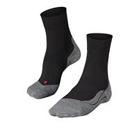 FALKE RU4 Endurance W So algodón antiampollas 1 par, Calcetines para correr Mujer, Negro Black-Mix 3010, 39-40