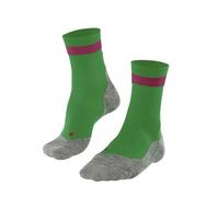 FALKE RU4 Endurance W So algodón antiampollas 1 par, Calcetines para correr Mujer, Verde Grass Green 7014, 35-36