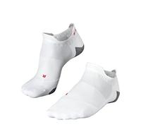 FALKE RU5 Race Invisible M In hilo funcional antiampollas 1 par, Calcetines para correr Hombre, Blanco White-Mix 2020, 44-45