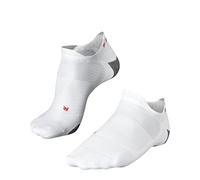 FALKE RU5 Race Invisible W In hilo funcional antiampollas 1 par, Calcetines para correr Mujer, Blanco White-Mix 2020, 35-36