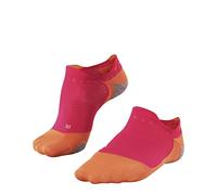 FALKE RU5 Race Invisible W In hilo funcional antiampollas 1 par, Calcetines para correr Mujer, Rojo Rose 8564, 37-38