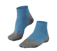 FALKE RU5 Race Short M Sso hilo funcional antiampollas 1 par, Calcetines para correr Hombre, Verde Turquoise 7922, 44-45