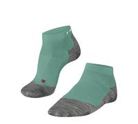 FALKE RU5 Race Short W Sso hilo funcional antiampollas 1 par, Calcetines para correr Mujer, Azul Fiji 6423, 37-38