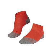 FALKE RU5 Race Short W Sso hilo funcional antiampollas 1 par, Calcetines para correr Mujer, Rojo Neon Red 8584, 39-40