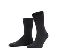 FALKE Run U Sso algodón lisos 1 par, Calcetines Unisex adulto, Gris Dark Grey 3970, 39-41