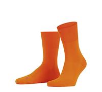 FALKE Run U So algodón lisos 1 par, Calcetines Unisex adulto, Naranja Bright Orange 8930, 44-45