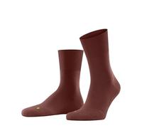 FALKE Run U So algodón lisos 1 par, Calcetines Unisex adulto, Rojo Brick 8408, 42-43