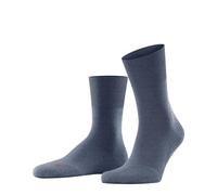 FALKE Run U Sso algodón lisos 1 par, Calcetines Unisex adulto, Azul Light Denim 6660, 42-43